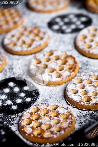 Image of fresh homemade honey cookies