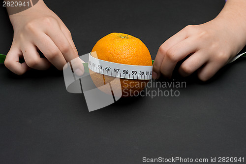 Image of Orange with meter
