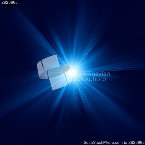 Image of Blue color design with a burst. EPS 8