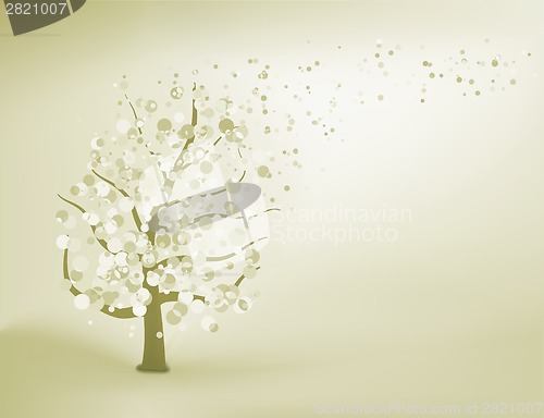 Image of Abstract elegant tree. EPS 8