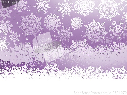 Image of Merry Christmas elegant Greeting Card. EPS 8