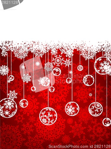 Image of Elegant christmas background. EPS 8