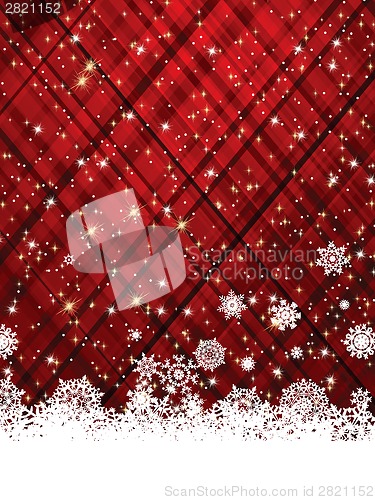 Image of Red christmas background. EPS 8