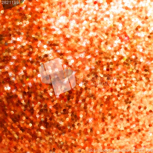 Image of Template design on orange glittering. EPS 8