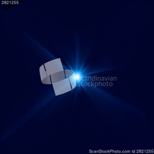 Image of Blue color design with a burst. EPS 8