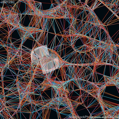 Image of Bright colorful abstract tech background. EPS 8