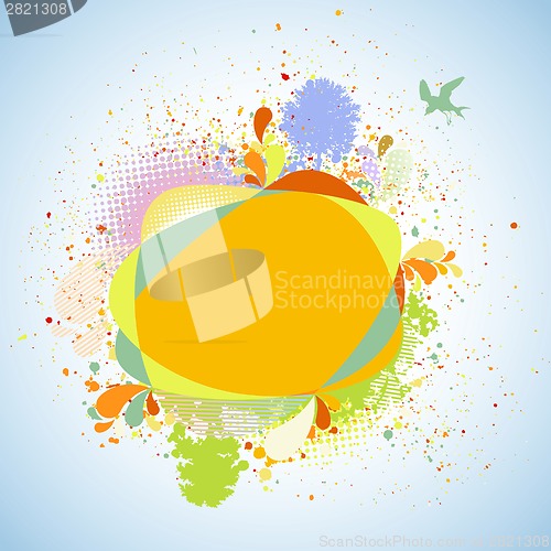 Image of Abstract flower nature background. EPS 8