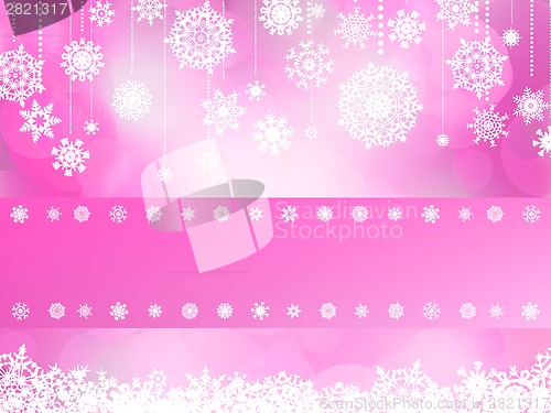 Image of Beige christmas background with snowflake. EPS 8