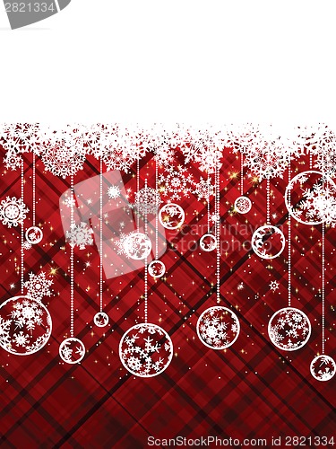 Image of Red christmas background. EPS 8