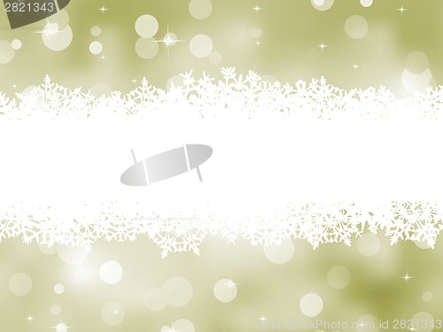 Image of Elegant background with snowflakes. EPS 8