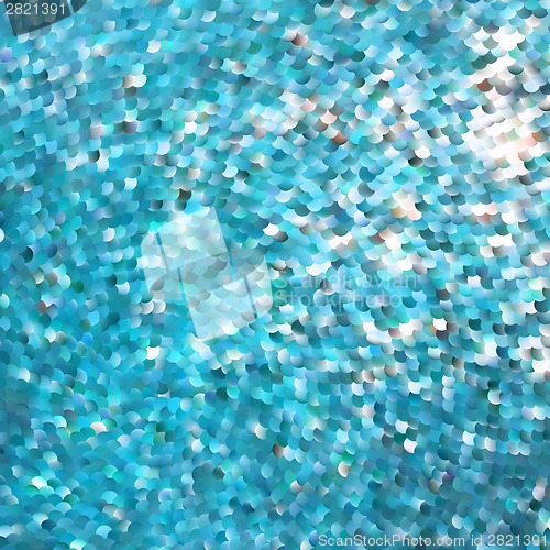 Image of Amazing template design on blue glittering. EPS 8