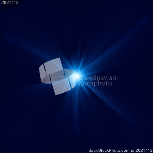 Image of Blue color design with a burst. EPS 8