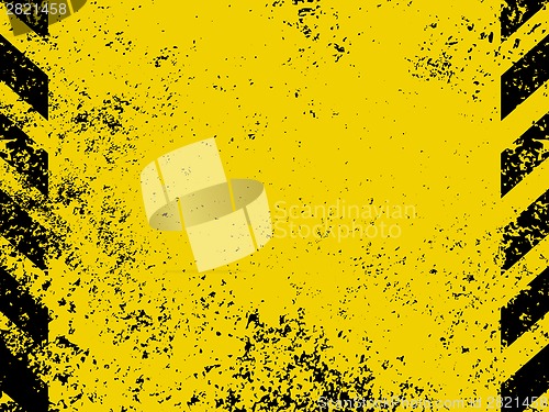 Image of Diagonal hazard stripes texture. EPS 8