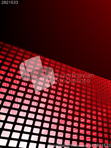 Image of Red waveform vector background. EPS 8