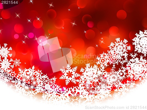 Image of Red Christmas background in elegant style. EPS 8