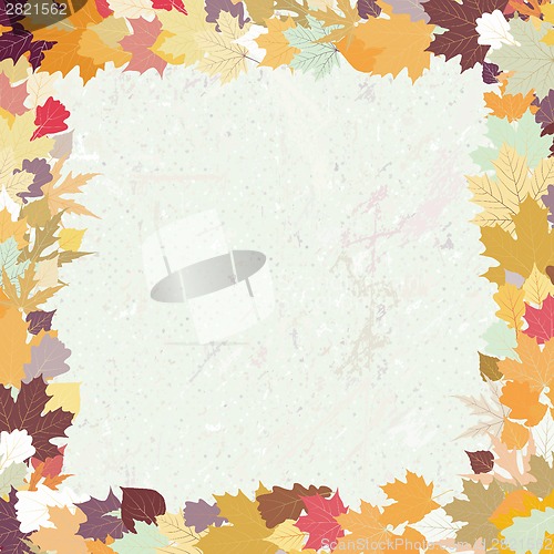 Image of Grunge autumn background. EPS 8