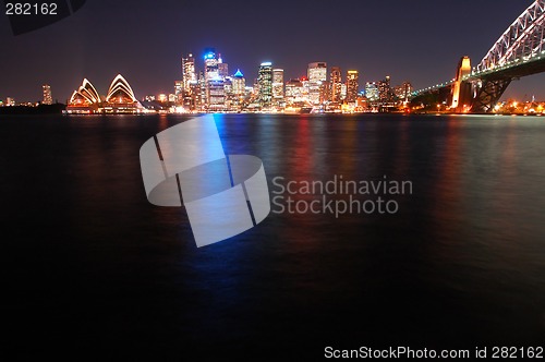 Image of Sydney at night