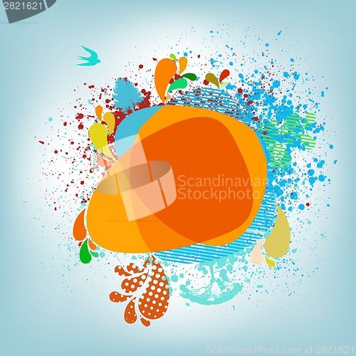 Image of Abstract flower nature background. EPS 8