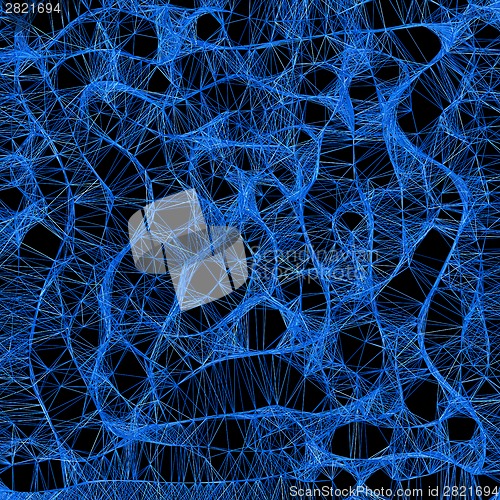 Image of Bright blue abstract tech background. EPS 8