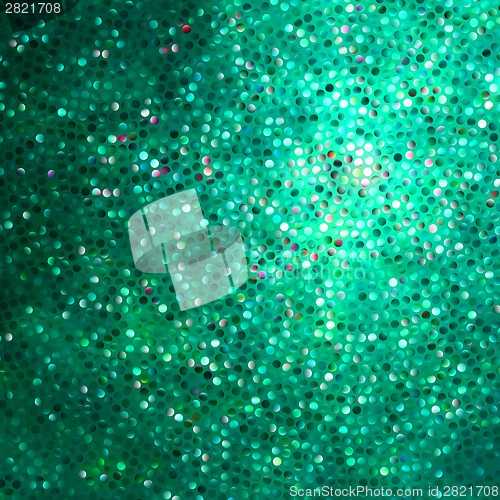 Image of Amazing template design on green glittering. EPS 8