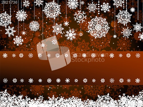 Image of Retro christmas card Template. EPS 8