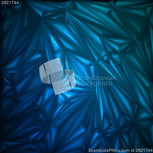 Image of Abstract Triangle glow template. EPS 8
