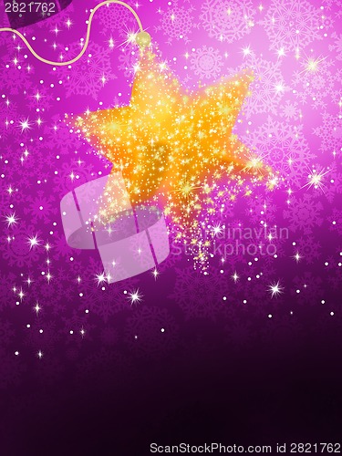 Image of Merry Christmas Elegant Greetings Card. EPS 8
