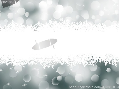 Image of Christmas abstract bokeh card. EPS 8