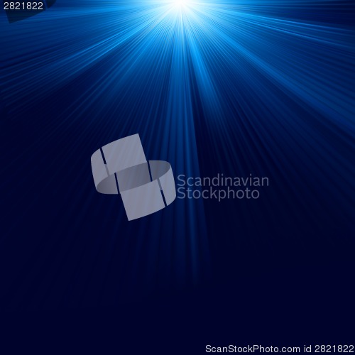 Image of Blue color design with a burst. EPS 8