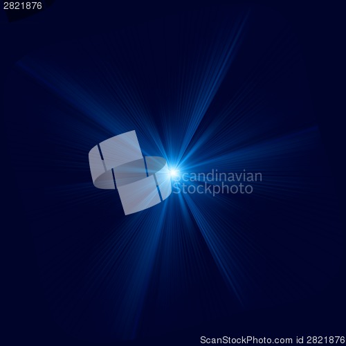 Image of Blue color design with a burst. EPS 8