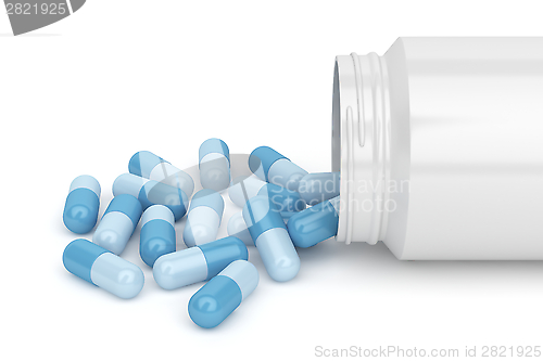 Image of Blue capsules