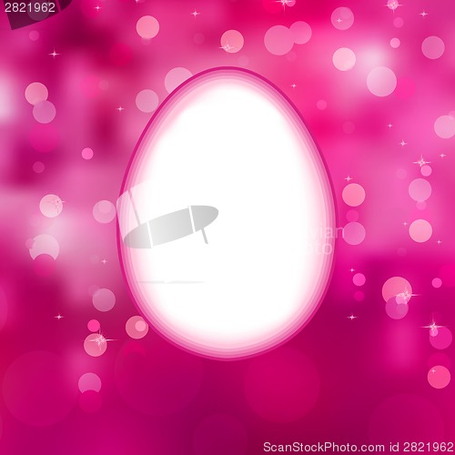 Image of Easter eggs background with elegant bokeh. EPS 10