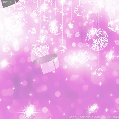 Image of Orange Christmas Background. EPS 8