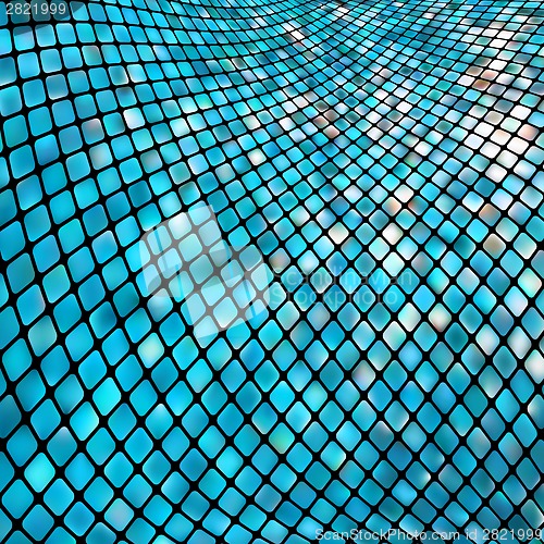 Image of Amazing template design on blue glittering. EPS 8