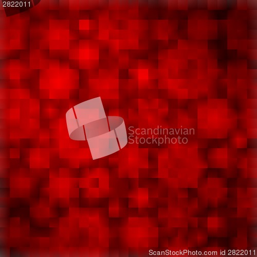 Image of Red background with abstract shapes. EPS 8