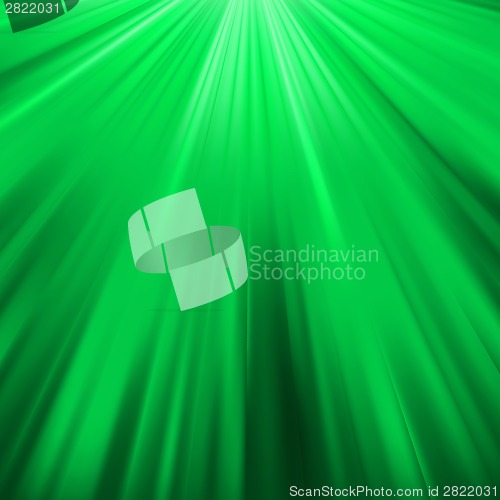 Image of Green luminous rays. EPS 8