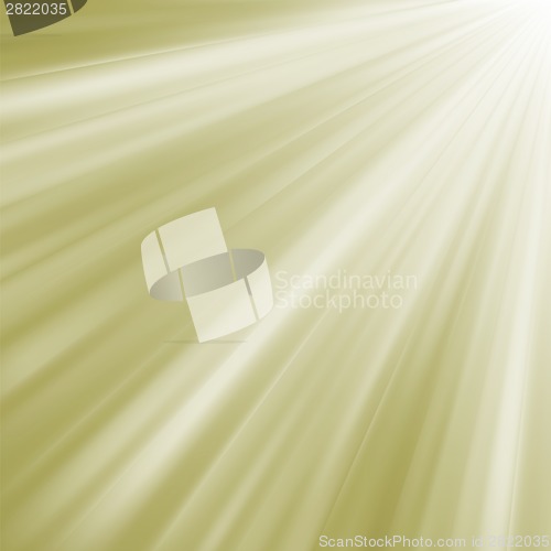 Image of Elegant burst on a path of golden light. EPS 8