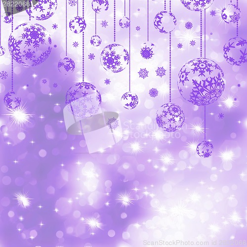 Image of Elegant blue christmas background. EPS 8