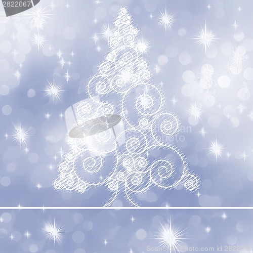 Image of Sparkling bokeh Christmas. EPS 8