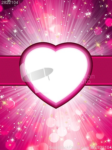 Image of Valentine hearts pink. St.Valentine's Day. EPS 8