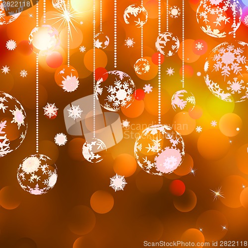 Image of Shiny greeting card in retro style. EPS 8