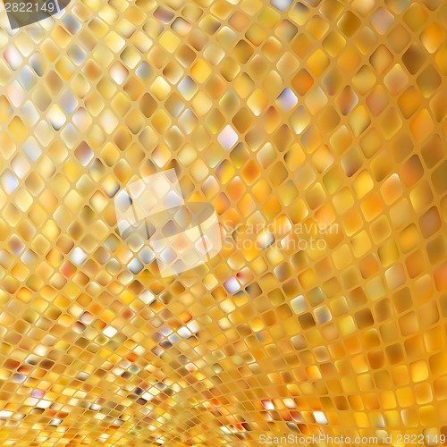 Image of Golden business mosaic. EPS 8
