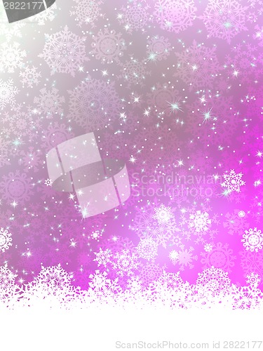 Image of Purple Christmas Background. EPS 8