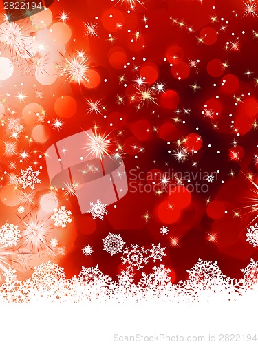 Image of Multicolor christmas with snowflake. EPS 8