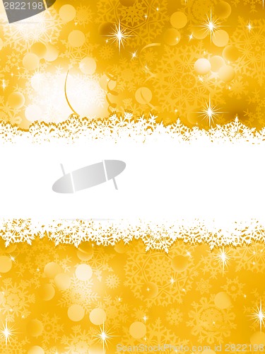 Image of Orange Christmas background. EPS 8