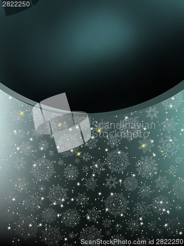 Image of Elegant dark style christmas background. EPS 8
