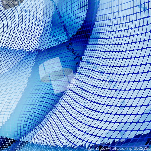 Image of Blue abstract background with copy space. EPS 8