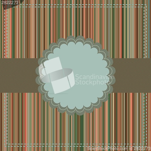 Image of Greeting card template. EPS 8