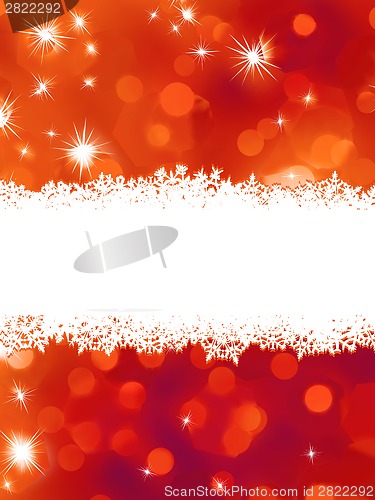 Image of Multicolor christmas with snowflake. EPS 8