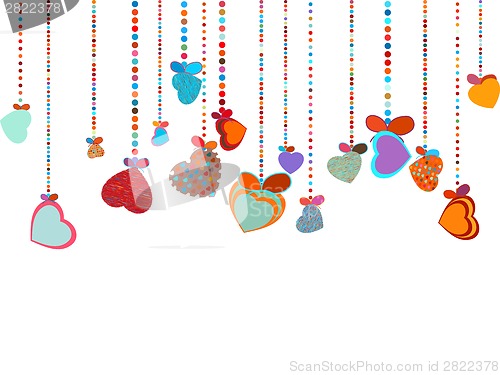 Image of Valentines Day Background. EPS 8
